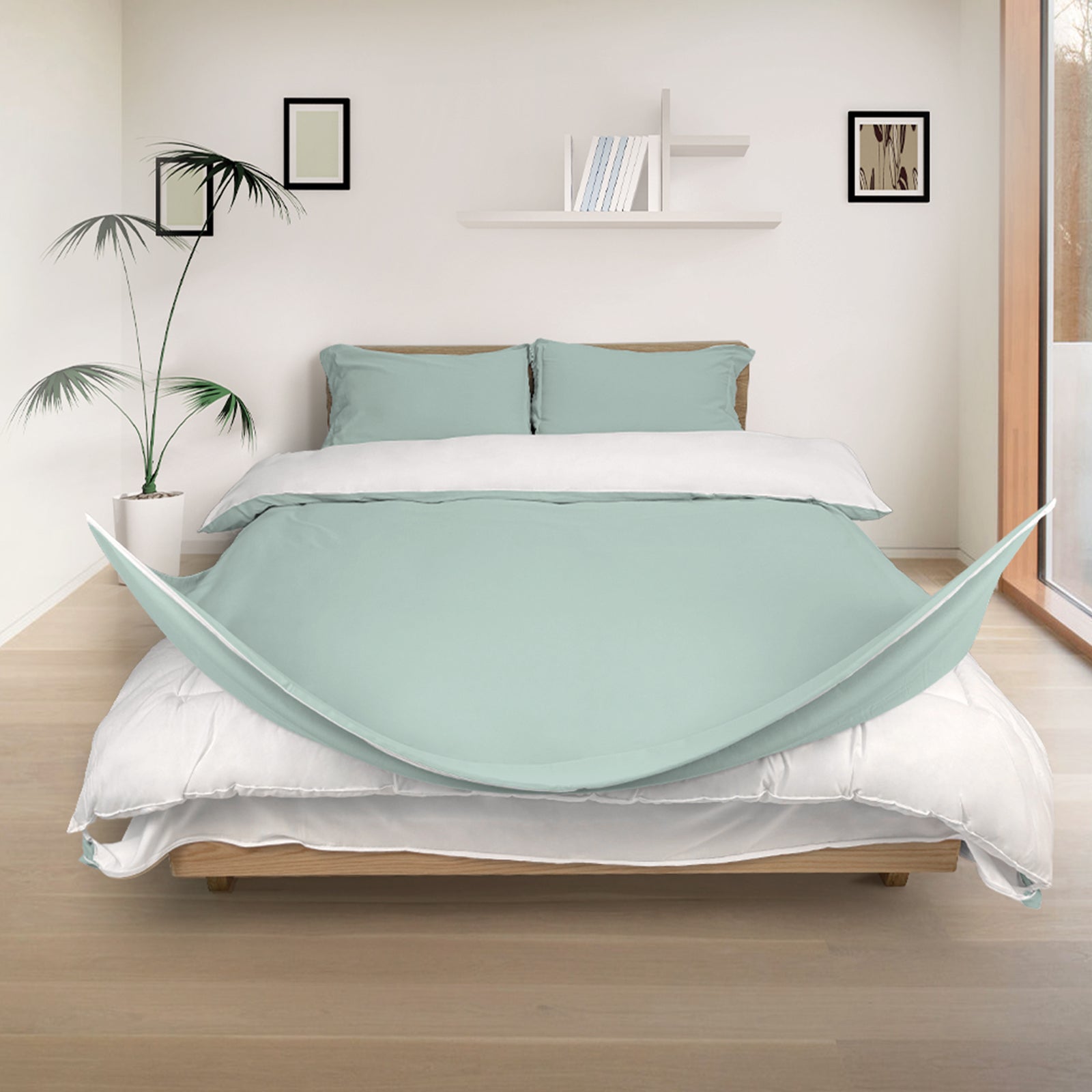 3PC Zipped Duvet Cover · Cloud Pink