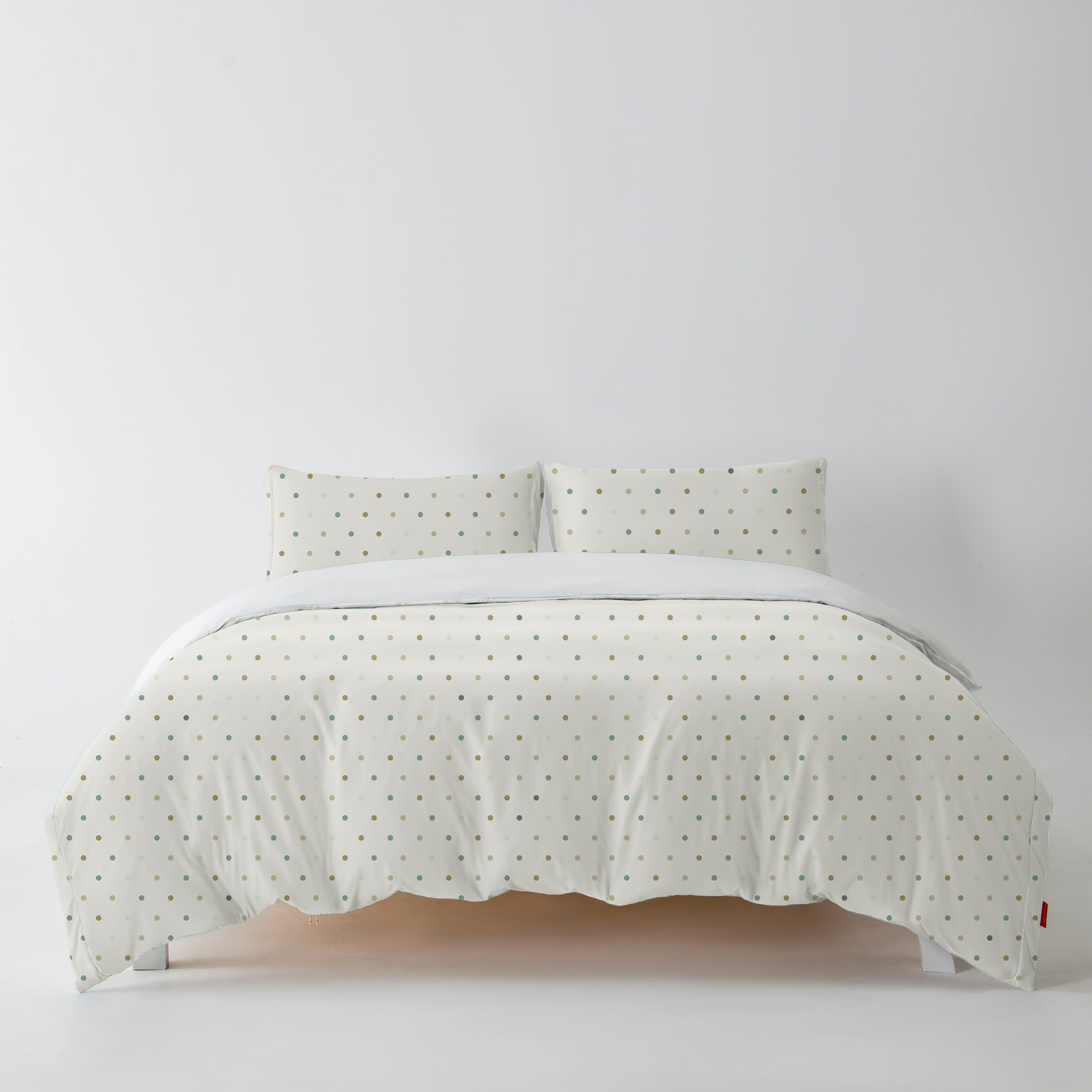 400TC High Density Cloud Cotton Duvet Cover Set-Spot Pattern