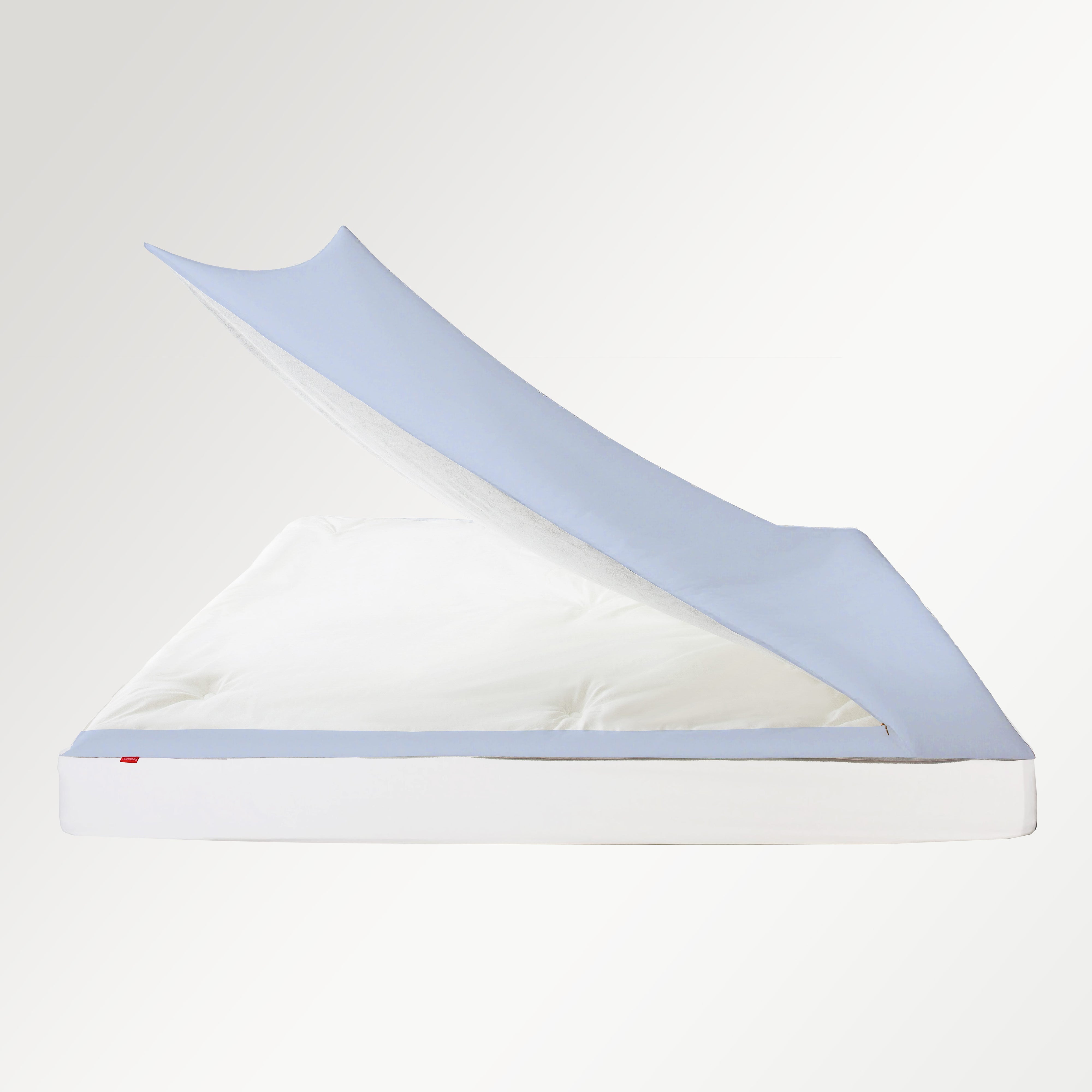 400TC High Density Cloud Cotton Duvet Cover Set-Cloud Blue