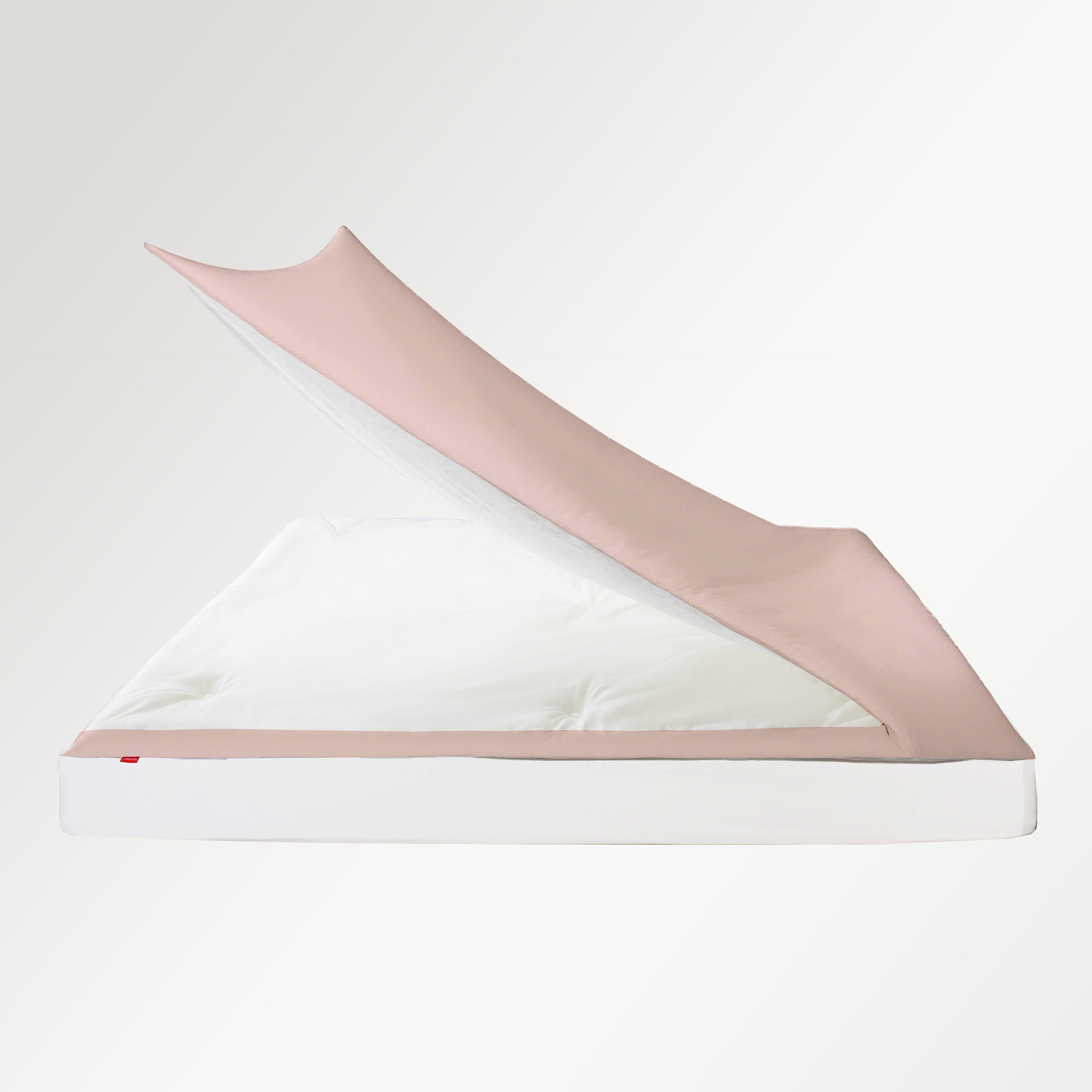 400TC High Density Cloud Cotton Duvet Cover Set-Cloud Pink
