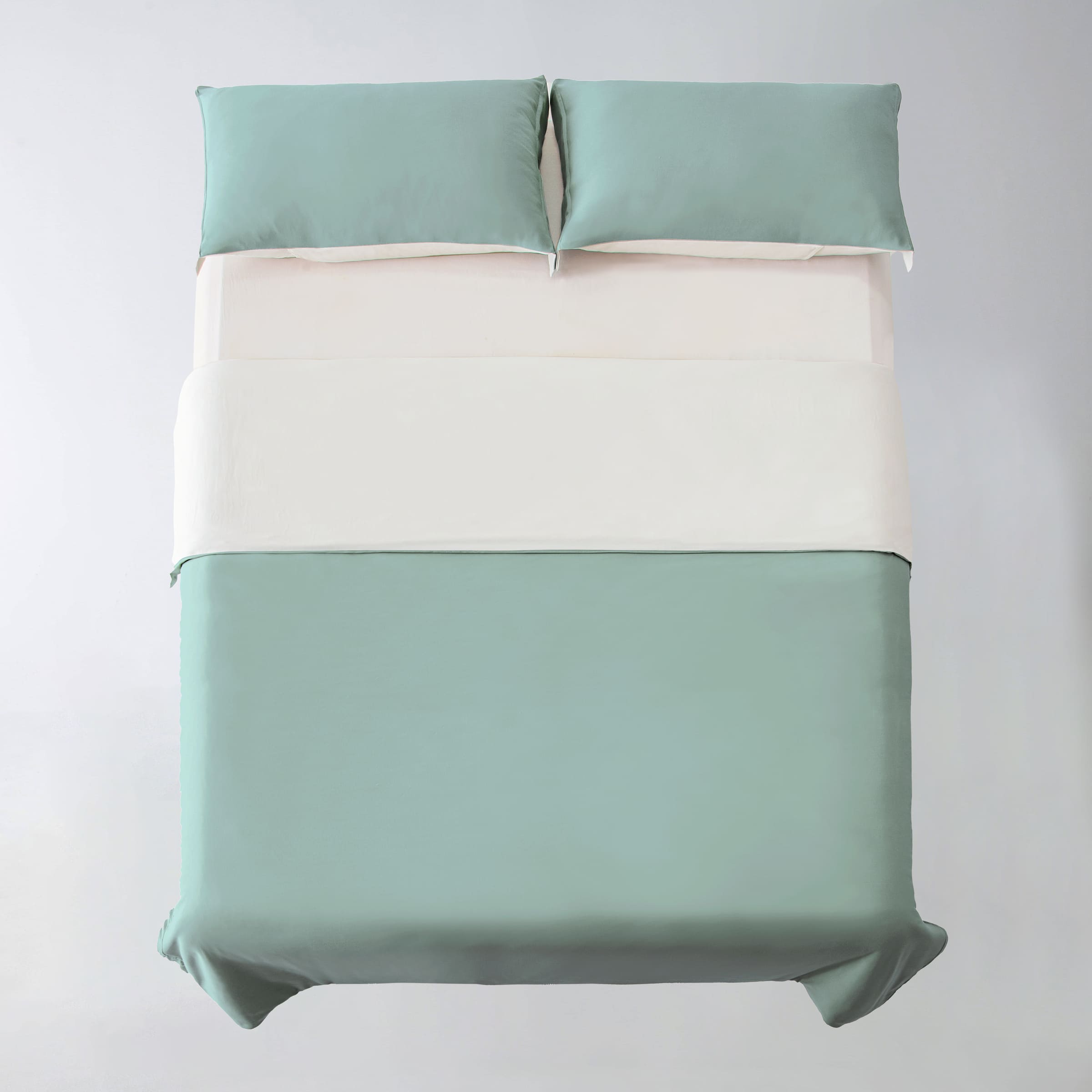 Zip Around Duvet Cover Set · Cloud White