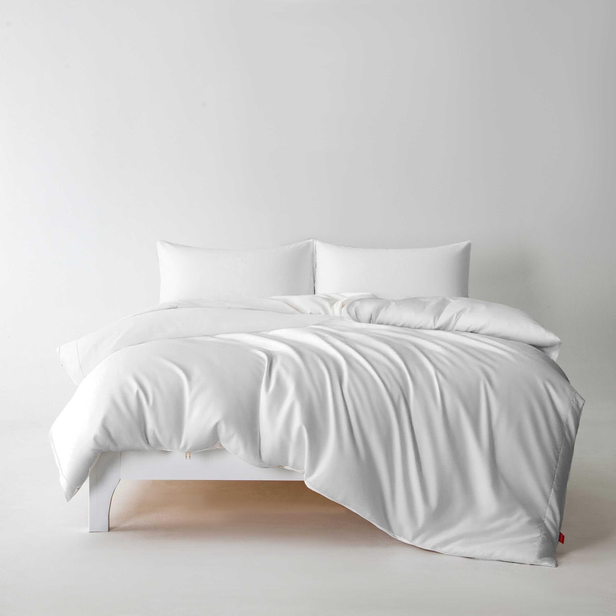 Zip Around Duvet Cover Set · Cloud White